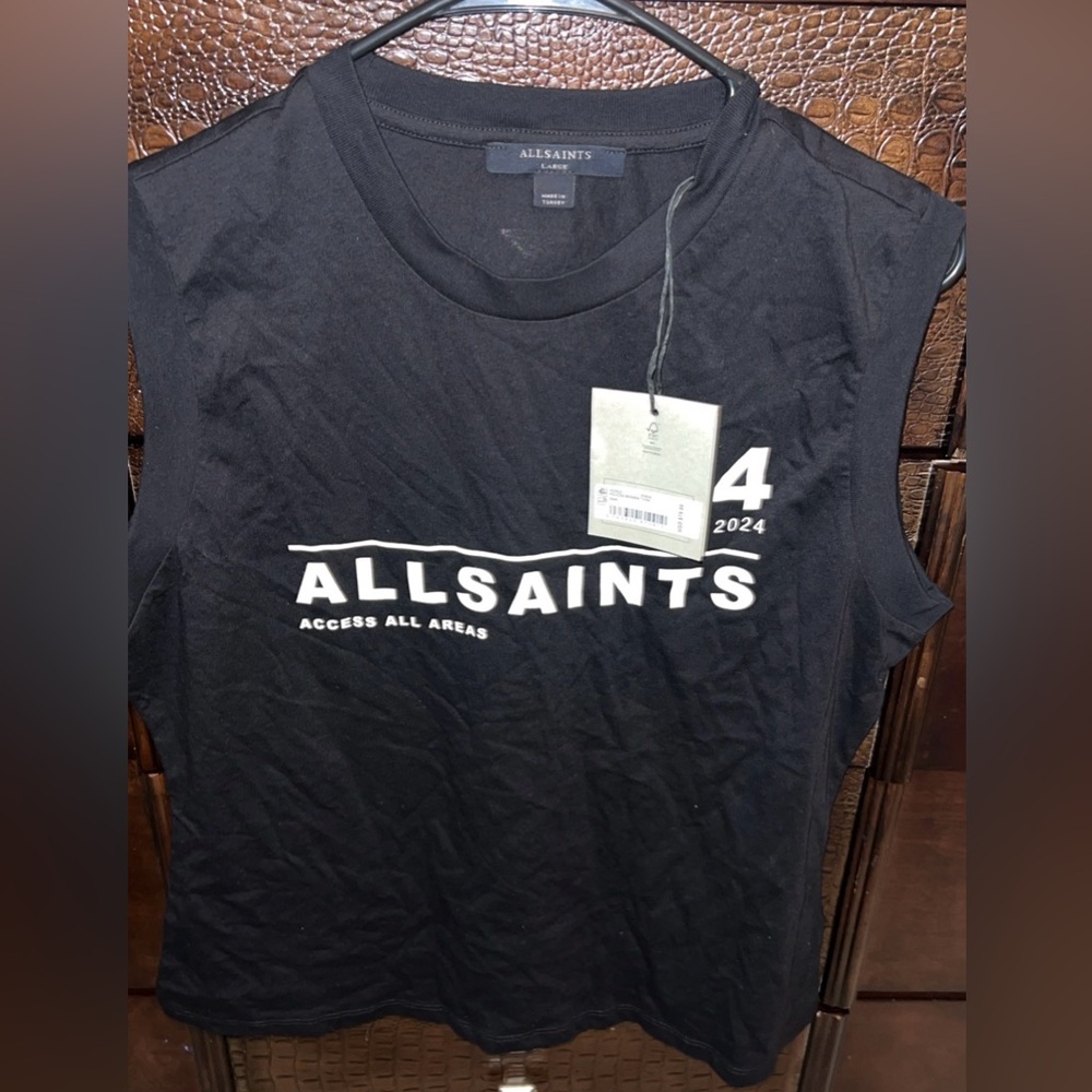 AllSaints Access Imogen Graphic Tank - Picture 4 of 6
